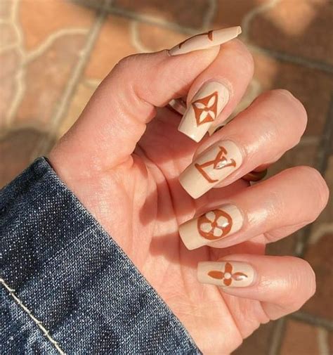 louis vuitton stamping plate for nails|27 Louis Vuitton Nails for an Iconic, High.